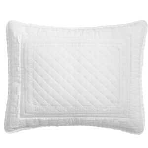 🎀 Pottery Barn x LoveShackFancy Bow Heart Patchwork Sham – Standard – NWT 🎀